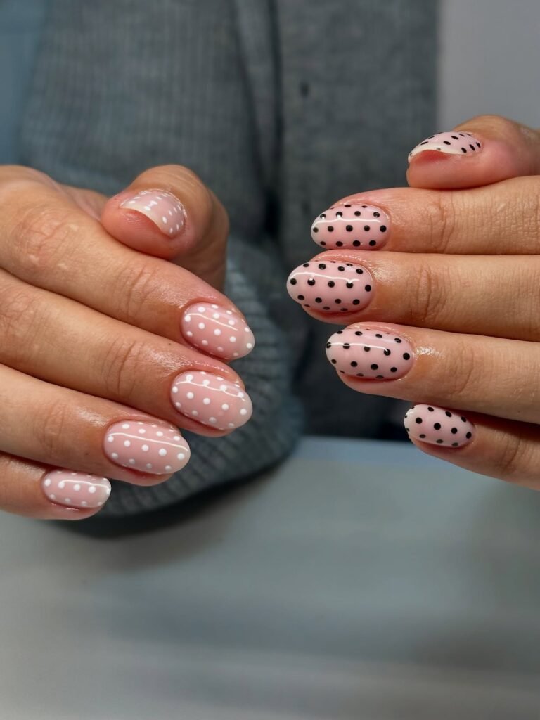 Various dot sizes in multiple bright colors by gelsbyjesslapham