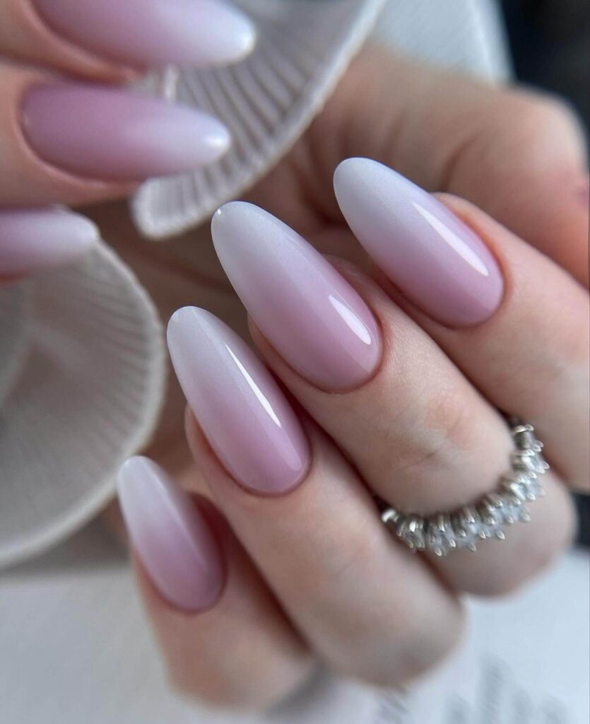 Berry ombre fade from wine to pink by ideas_for_nailart