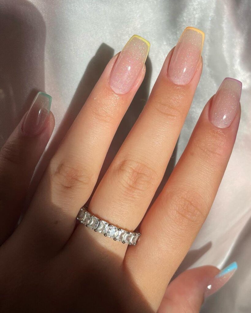 French tip ballerina nails: A modern twist on a classic by rosalindofficial