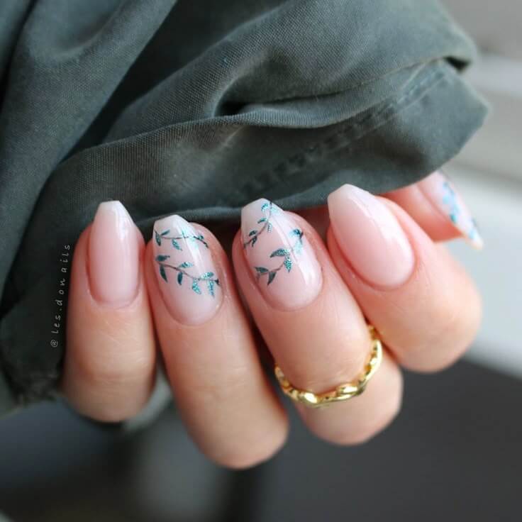 Minimalist ballerina nails: Simple yet stunning by nailbeautyguide
