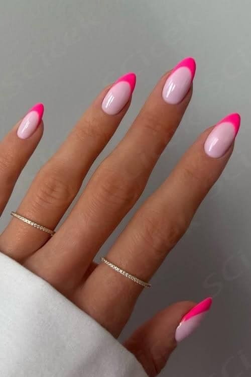Negative space nails photographed against a clean white surface by nailbeautyguide
