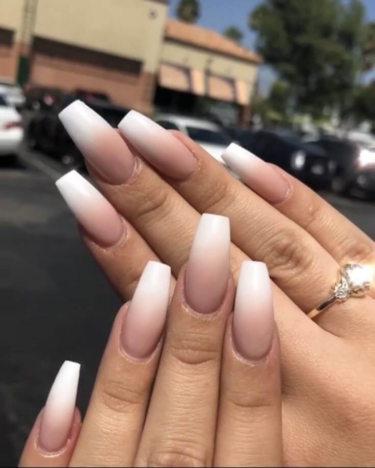 Ombre ballerina nails: A gradient masterpiece by 
nailbeautyguide