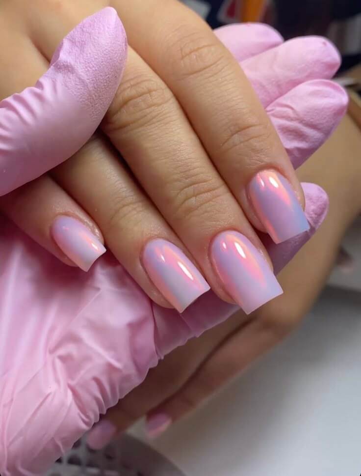 Soft and sweet pastel ballerina nails by nailbeautyguide
