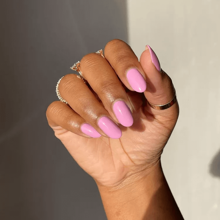Solid Opaque Baby Pale Pink Nail Polish by melanated.mani