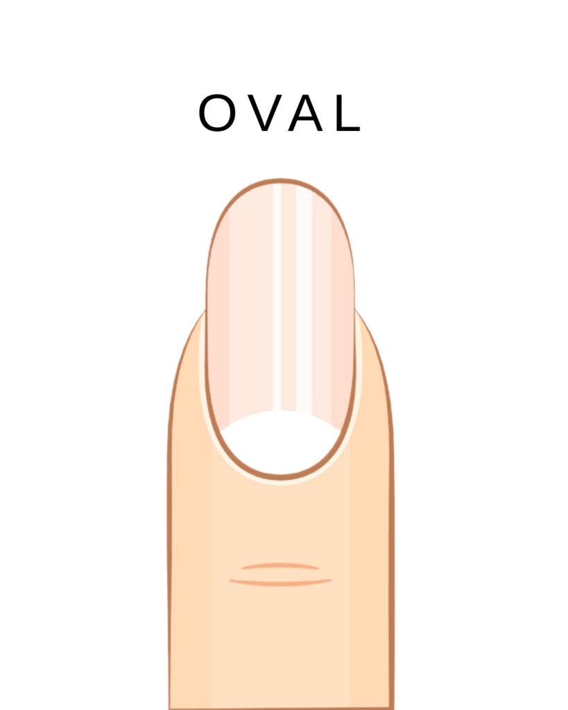 Elegant oval nails for short fingers. by nailbeautyguide