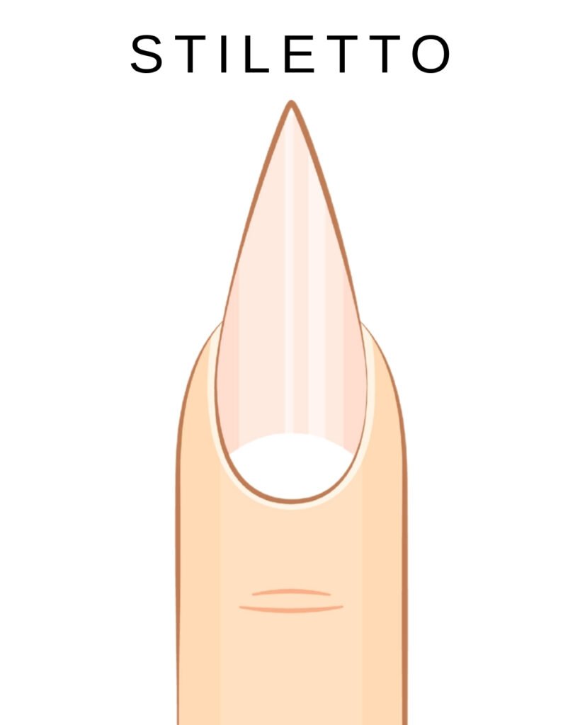 Extremely long, pointed stiletto nails. by nailbeautyguide