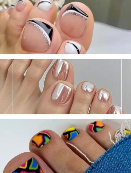 15 Stunning Abstract Toe Nail Designs That Will Transform Your Pedicure Game
