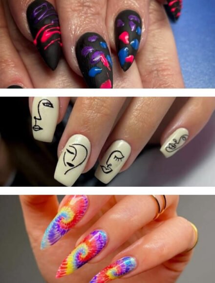 28 Mesmerizing Abstract Nail Designs That Will Transform Your Manicure Game